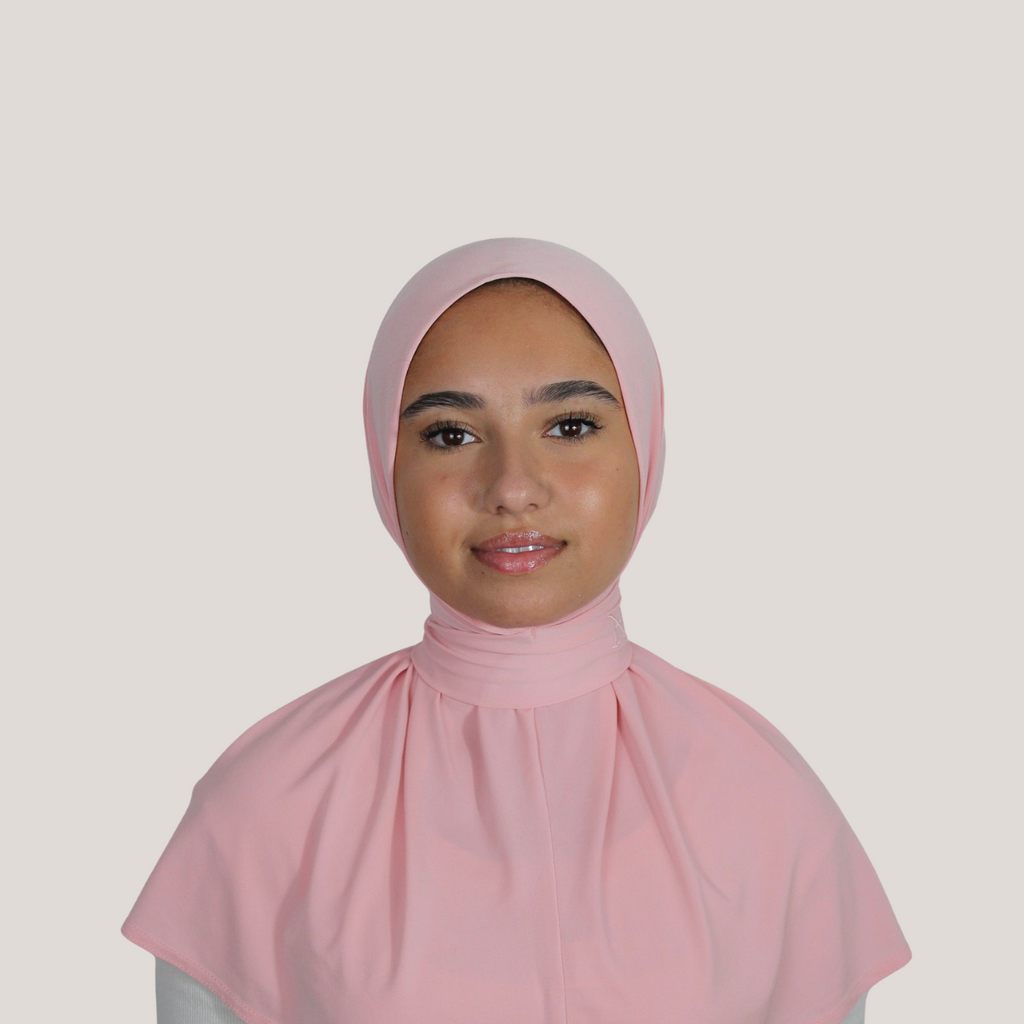 Premium jersey instant hijab Ballet pink