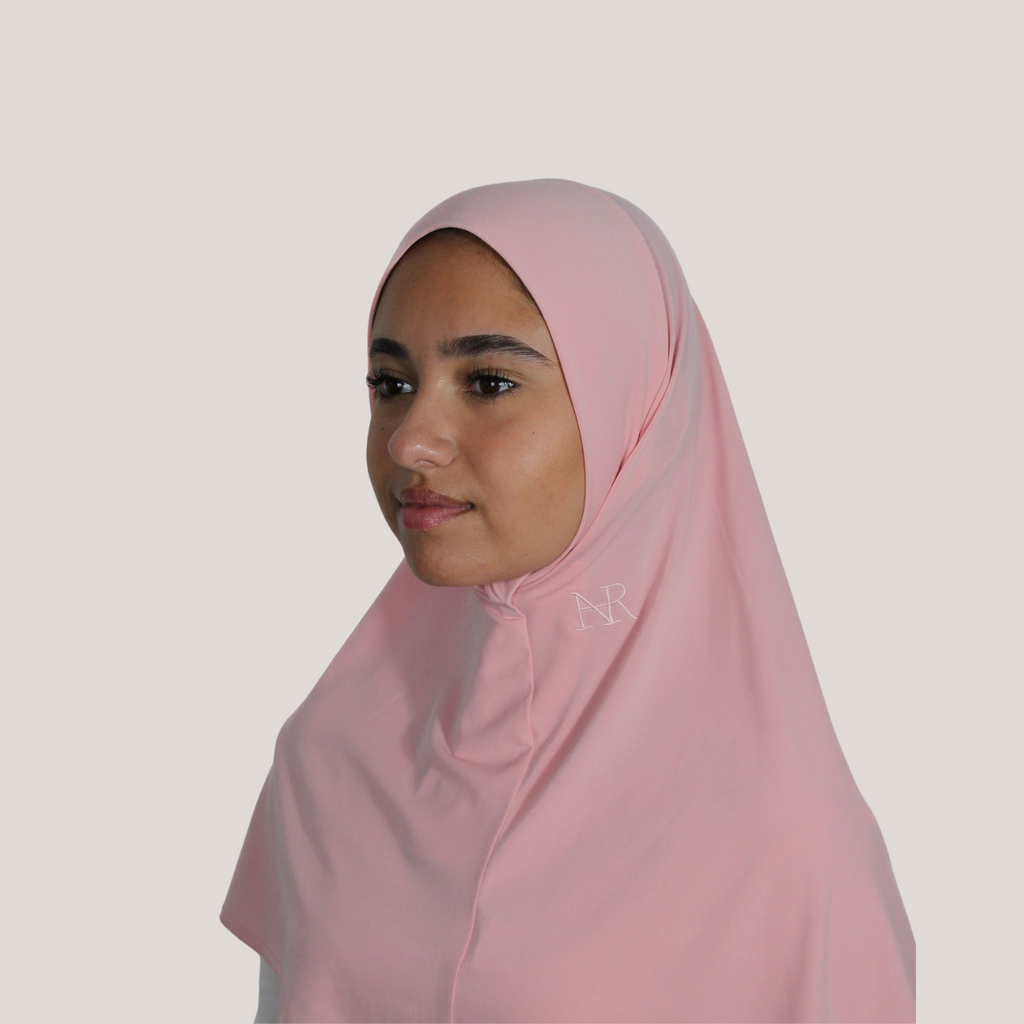 Premium jersey instant hijab Ballet pink