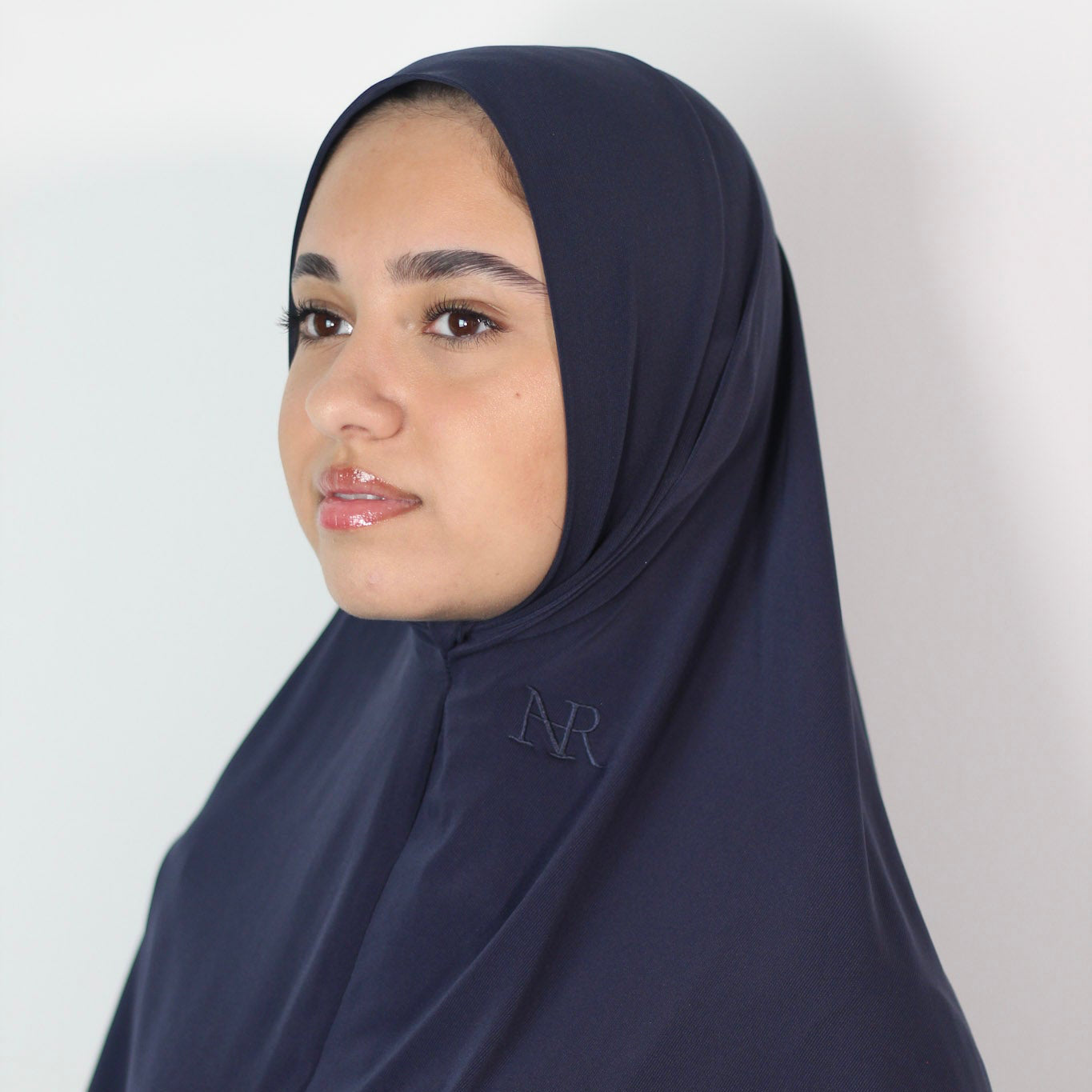 2in1 Instant Hijab Navy Luxe