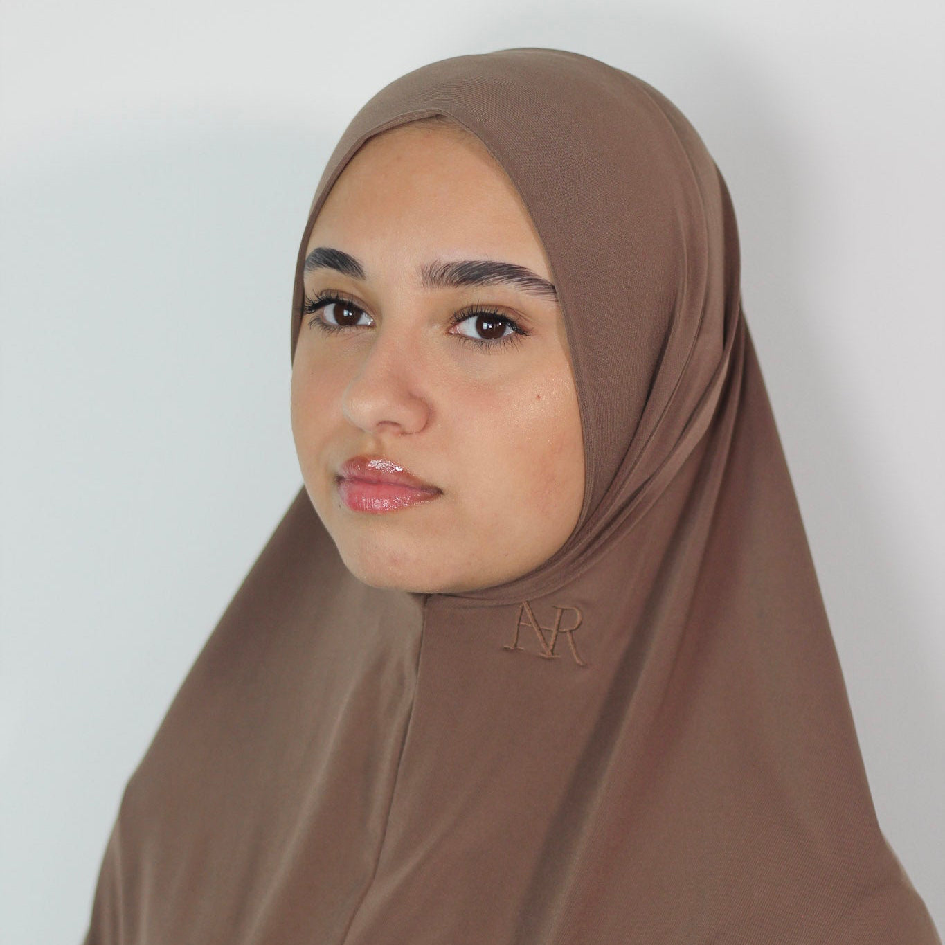 2in1 Instant Hijab Mocha Taupe