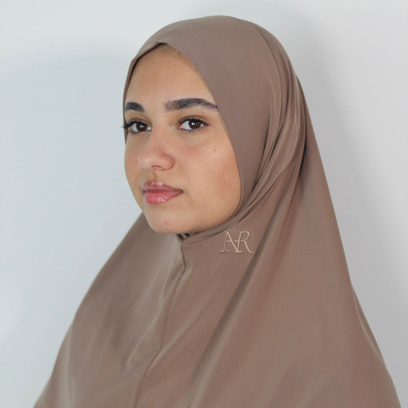 2in1 Instant Hijab Soft Mocha