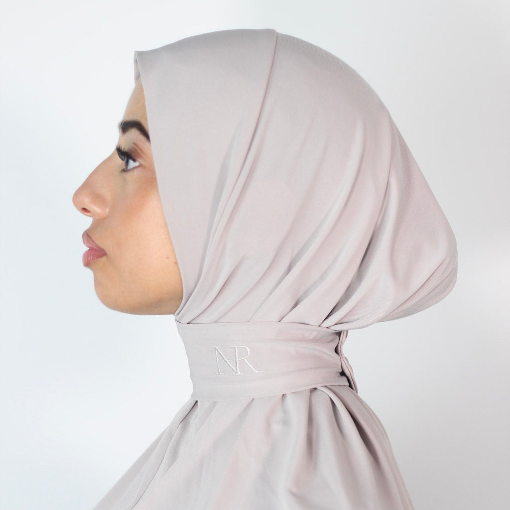 2in1 Instant Hijab Light Taupe