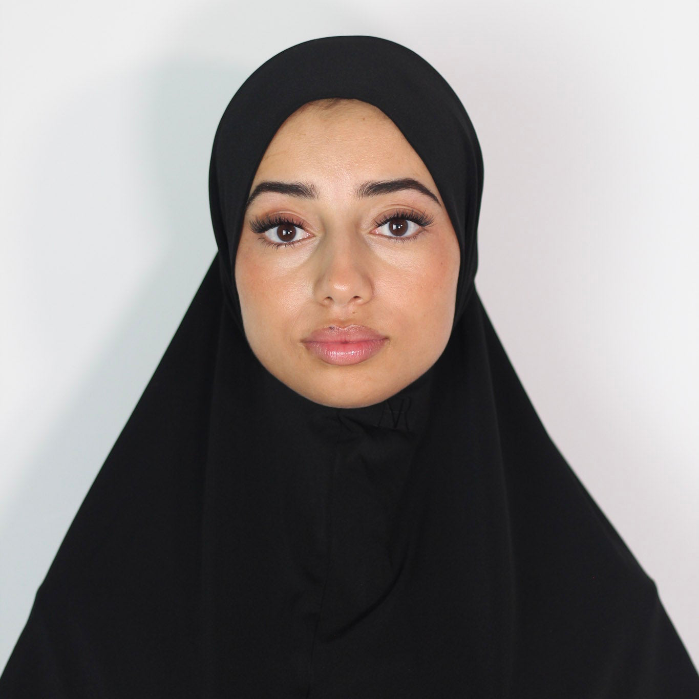 2in1 Instant Hijab Black