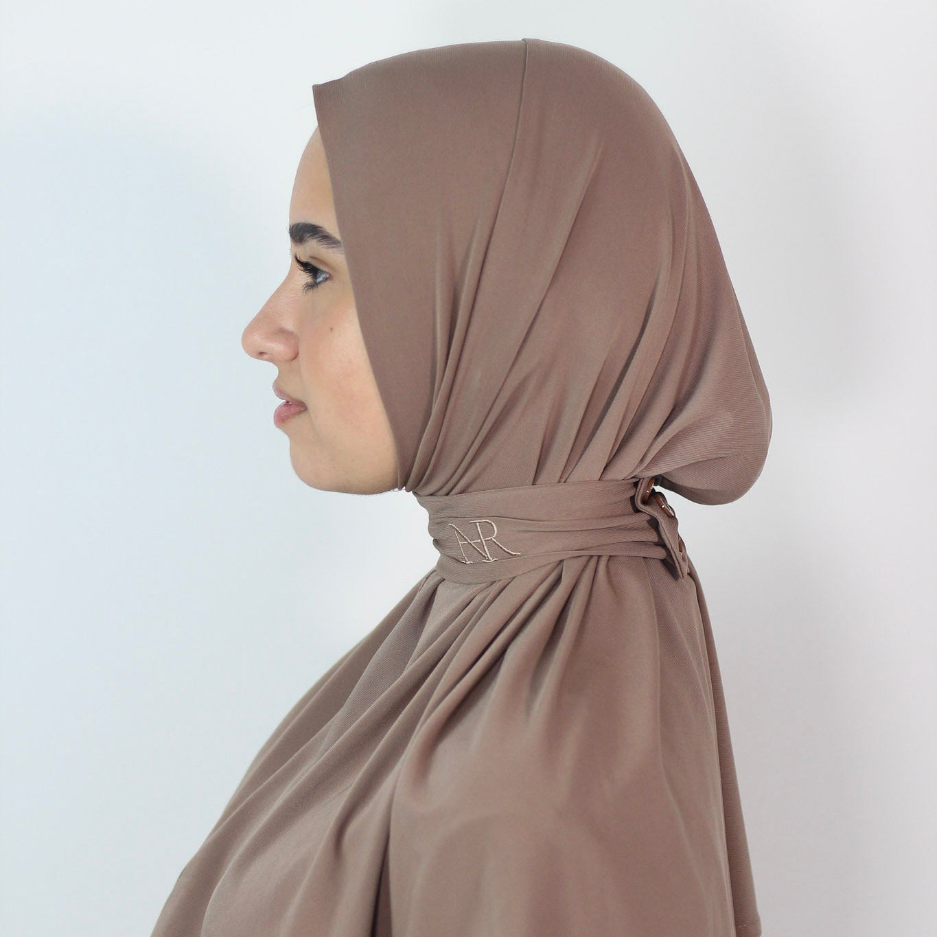2in1 Instant Hijab Soft Mocha