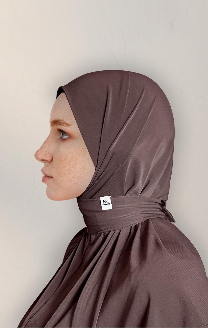 rose brown hijab
