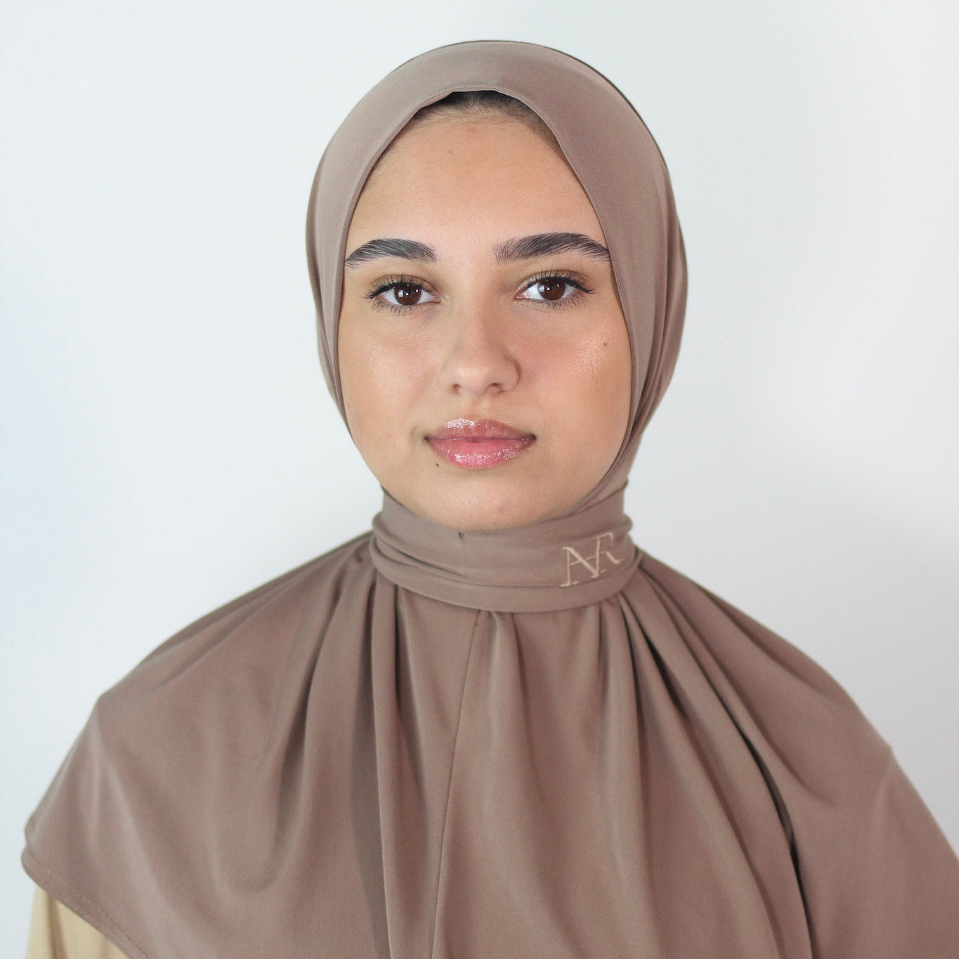 2in1 Instant Hijab Soft Mocha