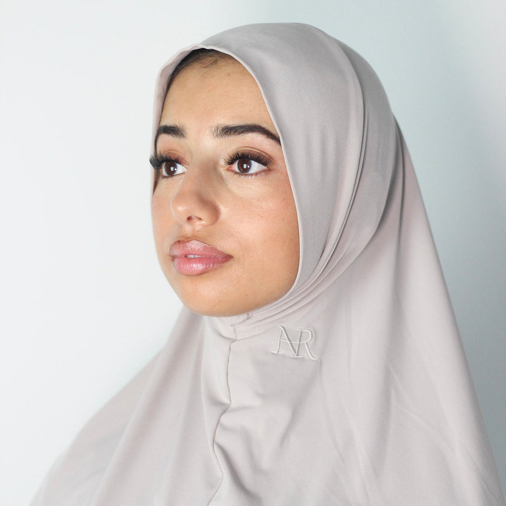 2in1 Instant Hijab Light Taupe