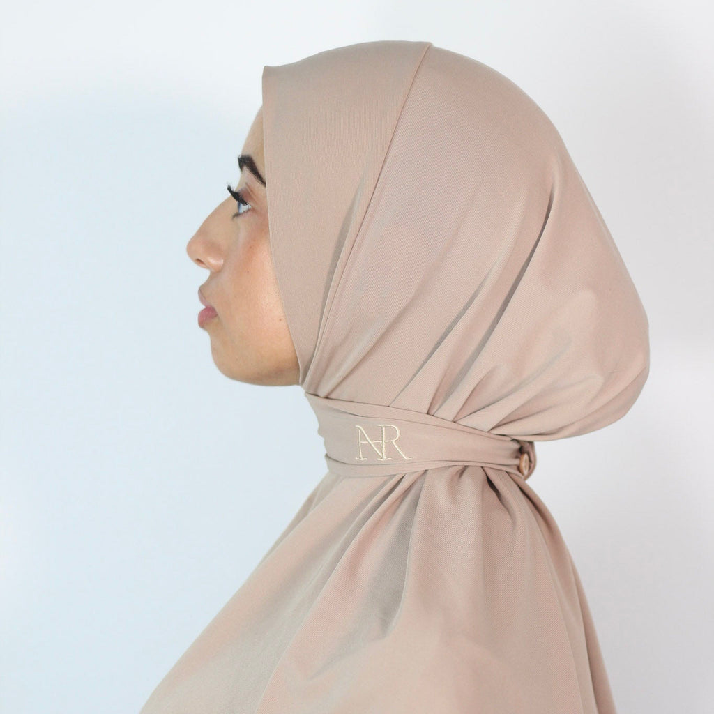 2in1 Instant Hijab Sandstone
