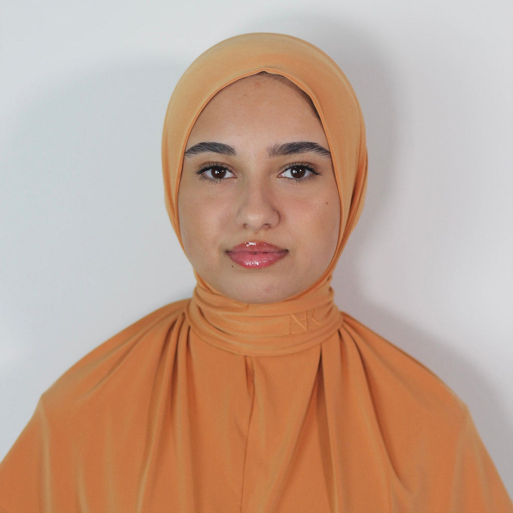 2in1 Instant Hijab Amber Rust
