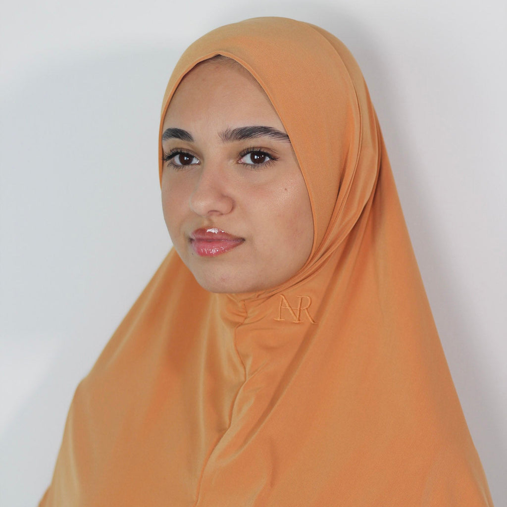 2in1 Instant Hijab Amber Rust