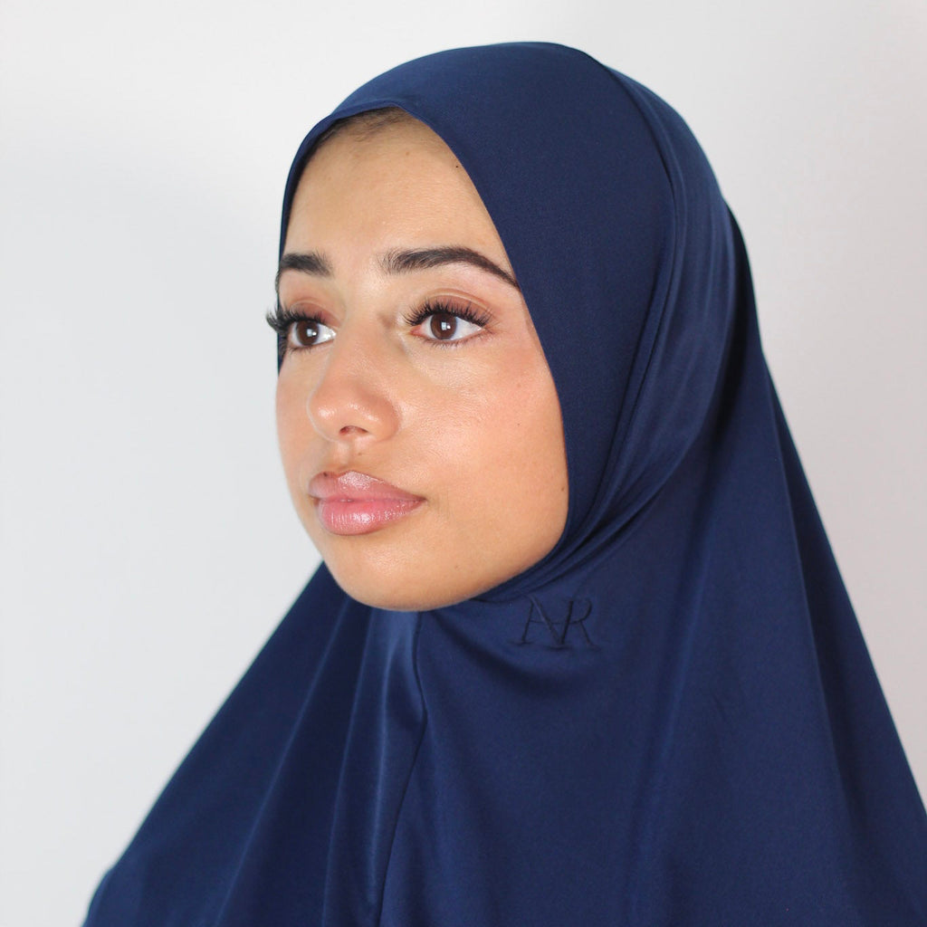2in1 Instant Hijab Midnight Navy